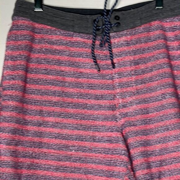 Men's Vissla Multicolor Striped Shorts L Pockets Beach Surf Activewear - Picture 5 of 11